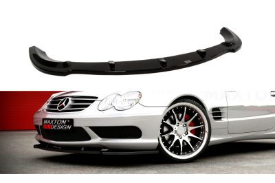 Накладка сплиттер на передний бампер на Mercedes SL R230 AMG